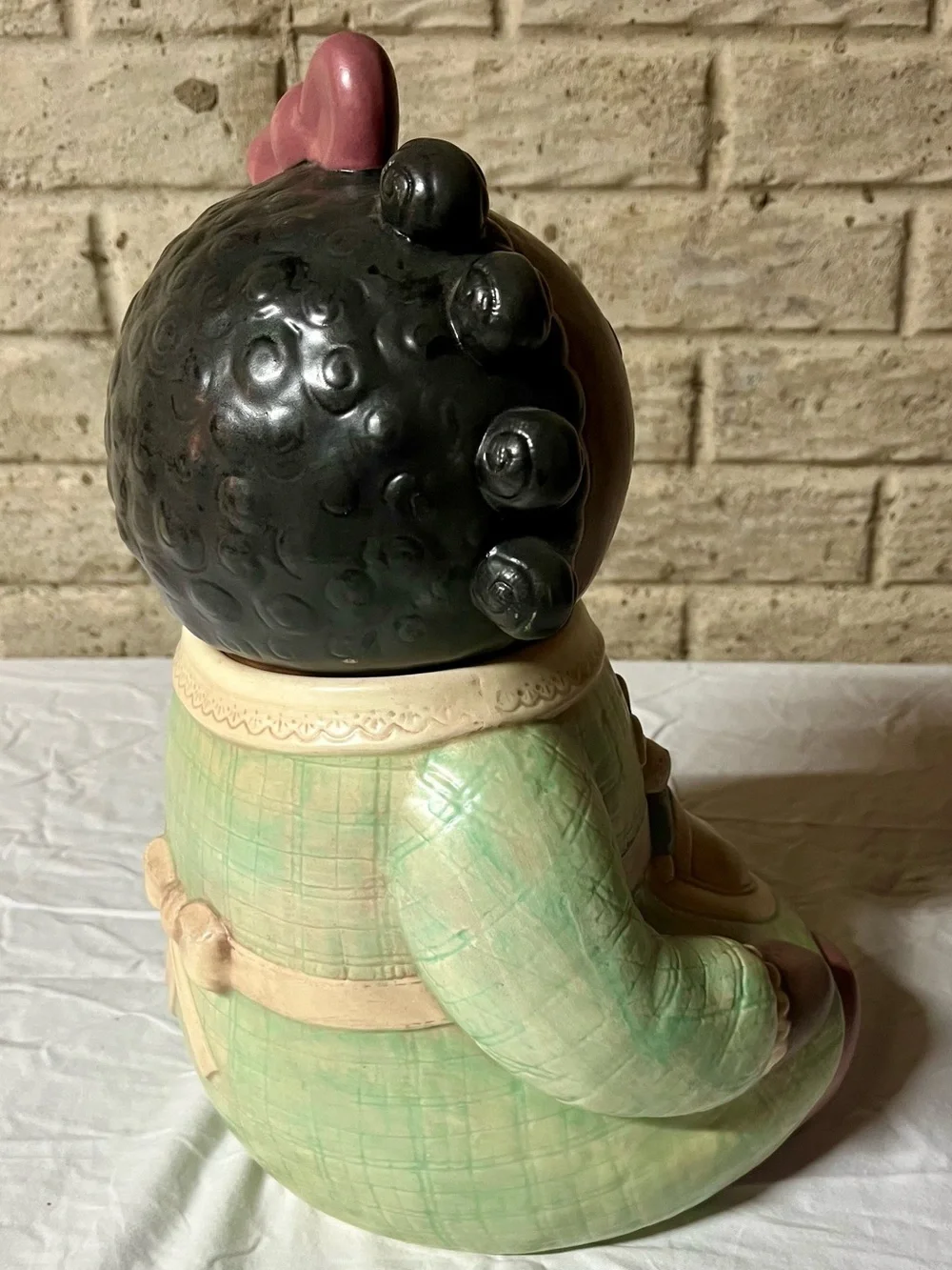 Vintage Treasure Craft Spice Rag Doll Ceramic Cookie Jar Kitchen Decor 14